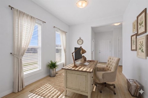 231 Sundown Road, Cochrane, AB - Indoor Photo Showing Office