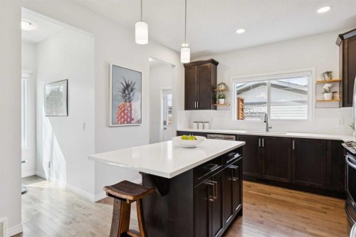 8 Walgrove Green Se, Calgary, AB - Indoor Photo Showing Kitchen With Upgraded Kitchen