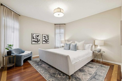 1656 Evergreen Hill Sw, Calgary, AB - Indoor Photo Showing Bedroom