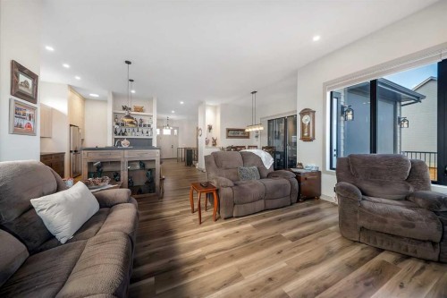 349 Limestone Bay, Balzac, AB - Indoor Photo Showing Living Room