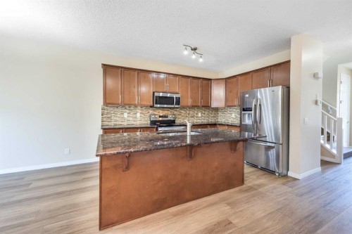 28 Cityscape Gardens Ne, Calgary, AB - Indoor Photo Showing Kitchen With Double Sink