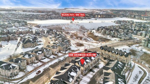 898 Sherwood Boulevard Nw, Calgary, AB - Outdoor With View