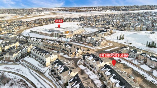 898 Sherwood Boulevard Nw, Calgary, AB - Outdoor With View