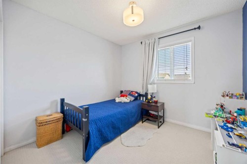 371 Silverado Drive Sw, Calgary, AB - Indoor Photo Showing Bedroom