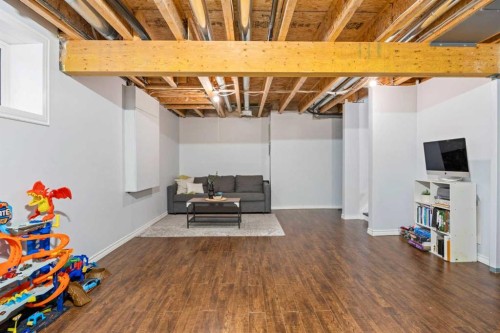 371 Silverado Drive Sw, Calgary, AB - Indoor Photo Showing Basement
