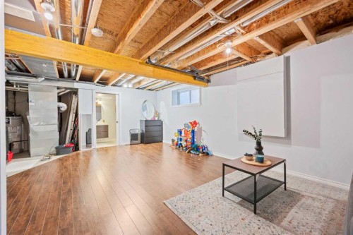371 Silverado Drive Sw, Calgary, AB - Indoor Photo Showing Basement
