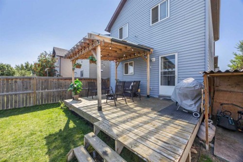371 Silverado Drive Sw, Calgary, AB - Outdoor With Deck Patio Veranda