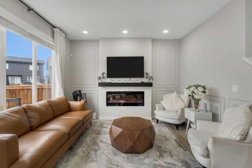 341 Walcrest View Se, Calgary, AB - Indoor With Fireplace