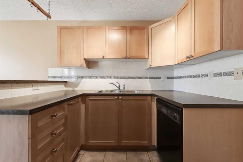 40 Simcoe Place Sw, Calgary, AB - Indoor Photo Showing Kitchen With Double Sink