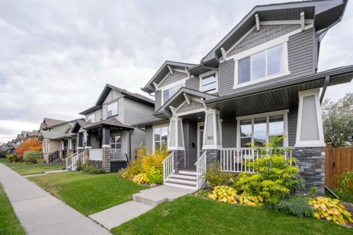 160 Prestwick Manor Se, Calgary, AB - Outdoor With Deck Patio Veranda With Facade