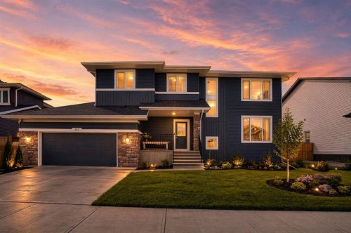 183 Brander Avenue, Langdon, AB - Outdoor With Facade