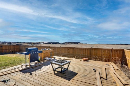 183 Brander Avenue, Langdon, AB - Outdoor With Deck Patio Veranda With View