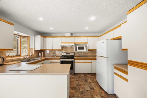 120 Edforth Crescent Nw, Calgary, AB - Indoor Photo Showing Kitchen With Double Sink