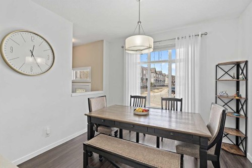205 Copperstone Park Se, Calgary, AB - Indoor Photo Showing Dining Room