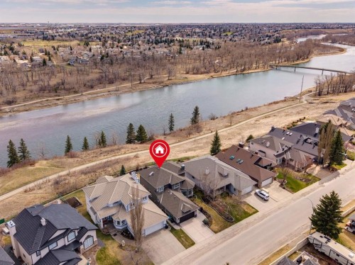 266 Diamond Drive Se, Calgary, AB - Outdoor With Body Of Water With View