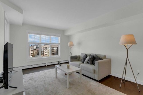 3411-11 Mahogany Row Se, Calgary, AB - Indoor Photo Showing Living Room