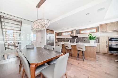 2142 28 Avenue Sw, Calgary, AB - Indoor Photo Showing Dining Room