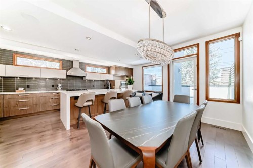 2142 28 Avenue Sw, Calgary, AB - Indoor Photo Showing Dining Room