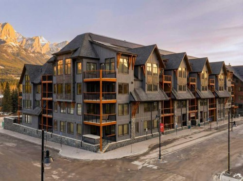 401-1505 Spring Creek Gate, Canmore, AB - Outdoor With Facade