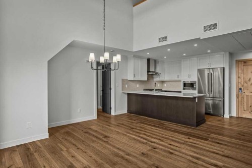 401-1505 Spring Creek Gate, Canmore, AB - Indoor Photo Showing Kitchen