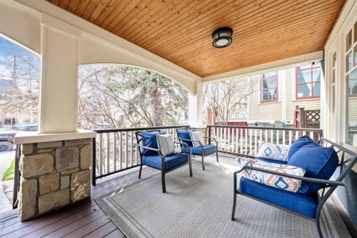 2022 32 Avenue Sw, Calgary, AB - Outdoor With Deck Patio Veranda With Exterior