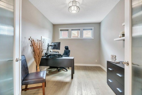 143 Stonemere Green, Chestermere, AB - Indoor Photo Showing Office