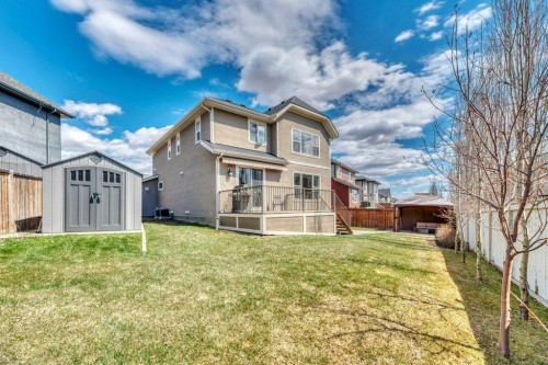 143 Stonemere Green, Chestermere, AB - Outdoor With Deck Patio Veranda