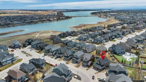 143 Stonemere Green, Chestermere, AB - Outdoor With Body Of Water With View