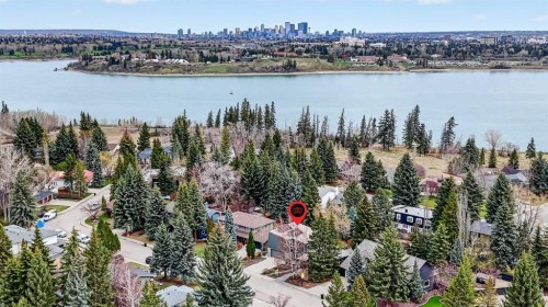 8932 Baylor Crescent Sw, Calgary, AB - Outdoor With Body Of Water With View