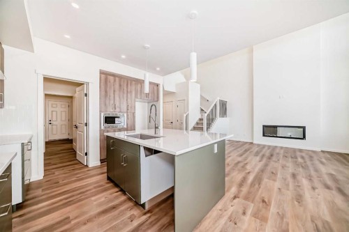 61 Bartlett Way Se, Calgary, AB - Indoor Photo Showing Kitchen With Upgraded Kitchen