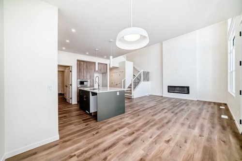 61 Bartlett Way Se, Calgary, AB - Indoor Photo Showing Kitchen With Upgraded Kitchen