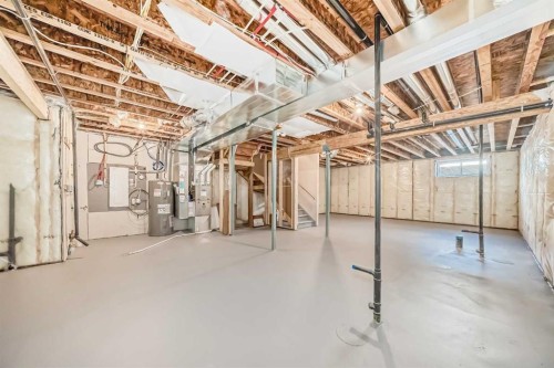 61 Bartlett Way Se, Calgary, AB - Indoor Photo Showing Basement