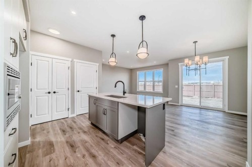130 Bartlett Row Se, Calgary, AB - Indoor Photo Showing Kitchen With Upgraded Kitchen
