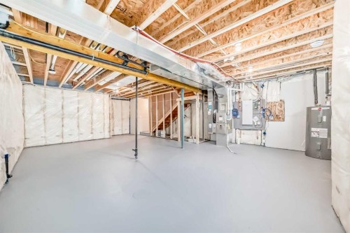 130 Bartlett Row Se, Calgary, AB - Indoor Photo Showing Basement