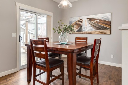 167 New Brighton Close Se, Calgary, AB - Indoor Photo Showing Dining Room
