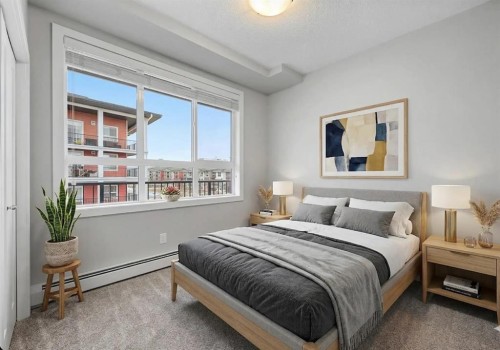 304-10 Walgrove Walk Se, Calgary, AB - Indoor Photo Showing Bedroom