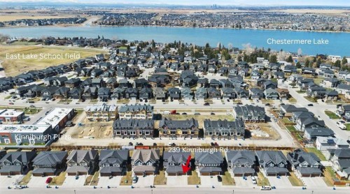 239 Kinniburgh Road, Chestermere, AB - Outdoor With Body Of Water With View