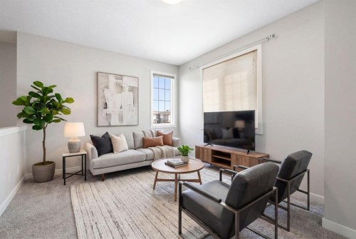239 Kinniburgh Road, Chestermere, AB - Indoor Photo Showing Living Room