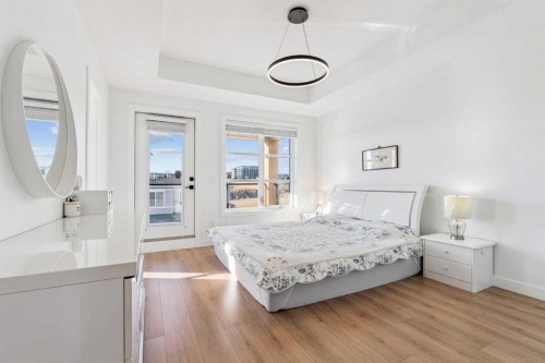 255-7820 Spring Willow Drive Sw, Calgary, AB - Indoor Photo Showing Bedroom