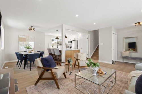 236 Silverview Way Nw, Calgary, AB - Indoor Photo Showing Living Room
