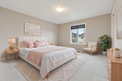357 Kincora Drive Nw, Calgary, AB - Indoor Photo Showing Bedroom