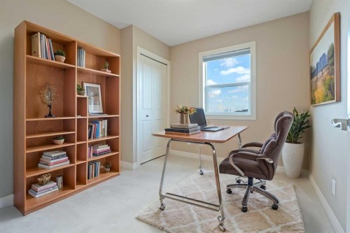 357 Kincora Drive Nw, Calgary, AB - Indoor Photo Showing Office