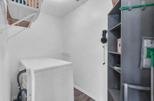 1114-1818 Simcoe Boulevard Sw, Calgary, AB - Indoor Photo Showing Laundry Room