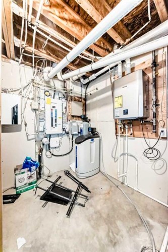 455 Cimarron Boulevard, Okotoks, AB - Indoor Photo Showing Basement