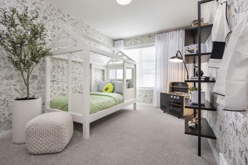 174 Setonstone Green Se, Calgary, AB - Indoor Photo Showing Bedroom