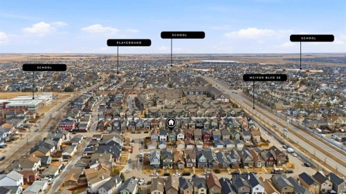 41 New Brighton Green Se, Calgary, AB - Outdoor With View