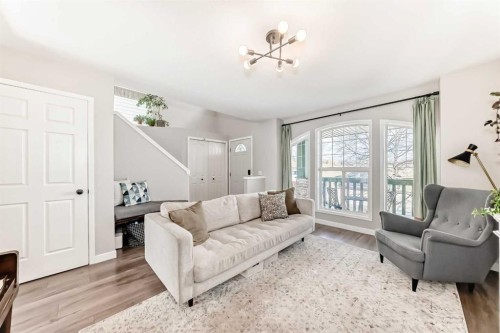 136 Hidden Hills Road Nw, Calgary, AB - Indoor Photo Showing Living Room