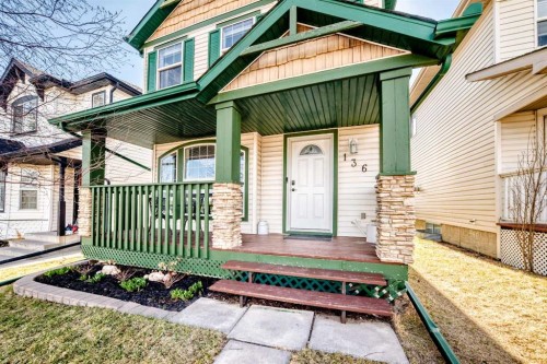 136 Hidden Hills Road Nw, Calgary, AB - Outdoor With Deck Patio Veranda With Exterior