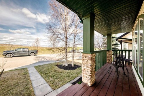 136 Hidden Hills Road Nw, Calgary, AB - Outdoor With Deck Patio Veranda