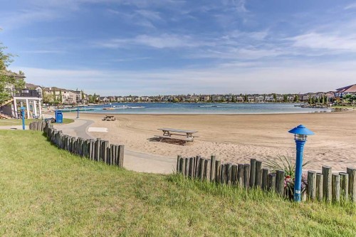 66 Crystalridge Crescent, Okotoks, AB - Outdoor With Body Of Water With View